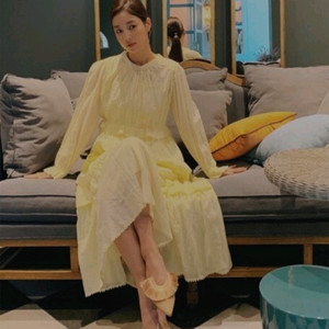 이자벨마랑 폴 자수 티어드 롱원피스 55~66 이미지