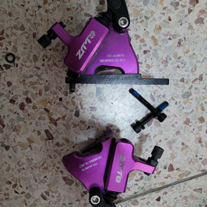 ZTTO 기계식 유압 디스크 브레이크 캘리퍼 세트 (퍼플) 이미지