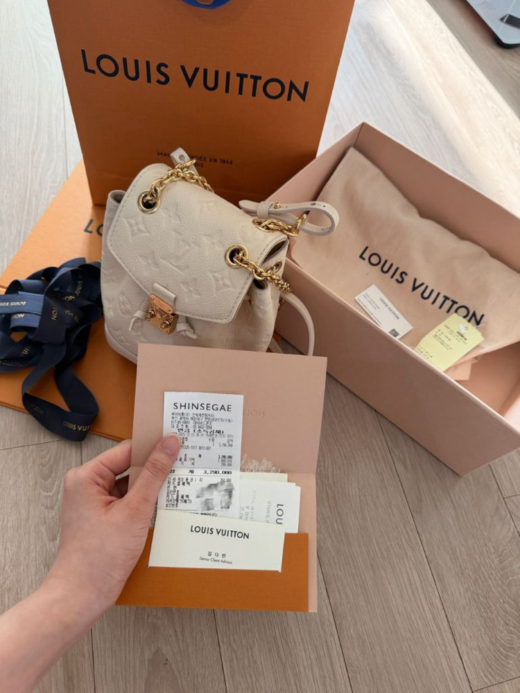 루이비통 앙프렝뜨 나노 노에 백팩 이미지