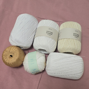 면사 뜨개실 일괄 이미지