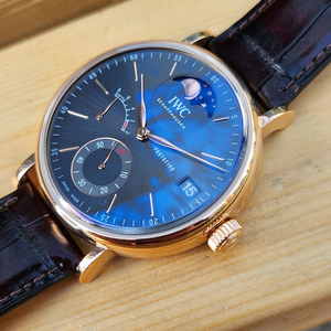 정품 IWC 포르토피노 문페이즈 파워리져브 수동 금통 이미지