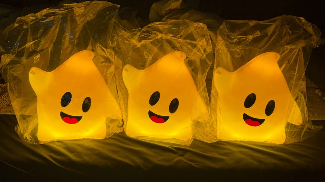 마리오 요시 팝콘통 품절 LED 별 팝콘통 마지막1개남음요 이미지