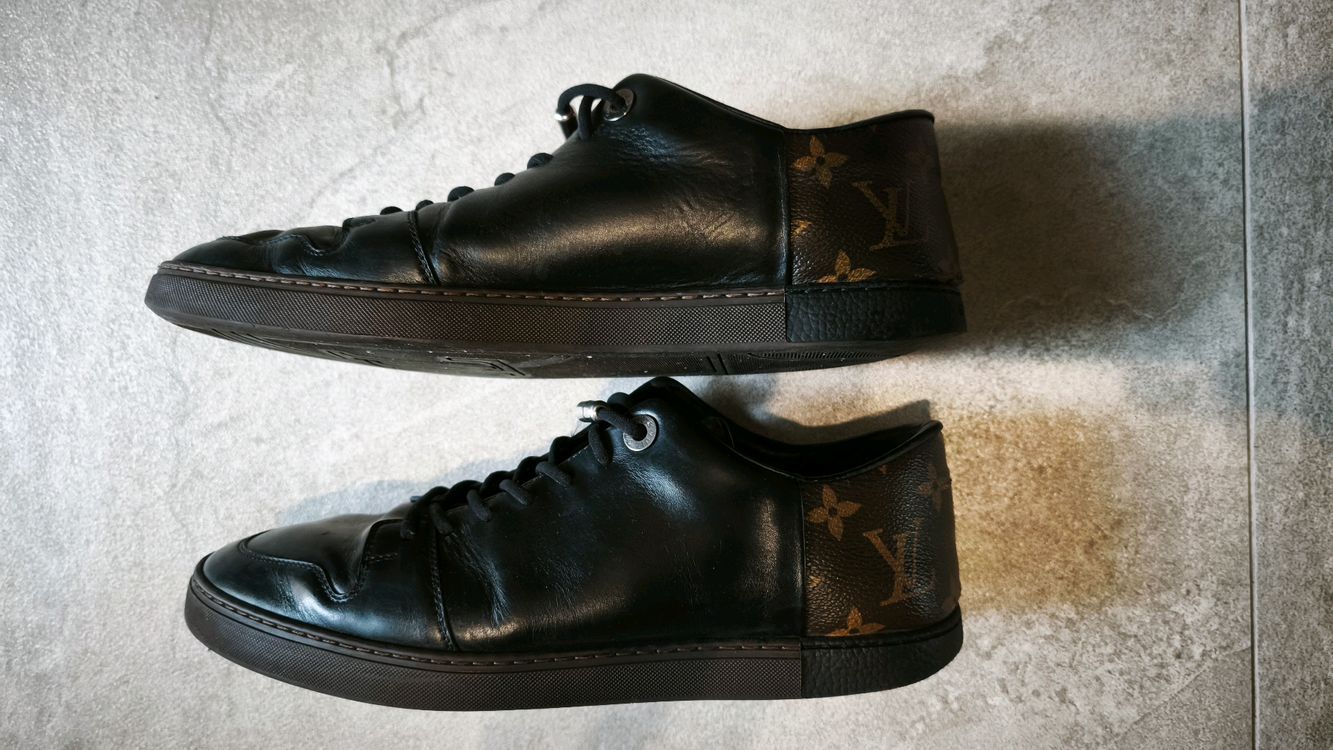 남성 가죽 스니커즈 이미지