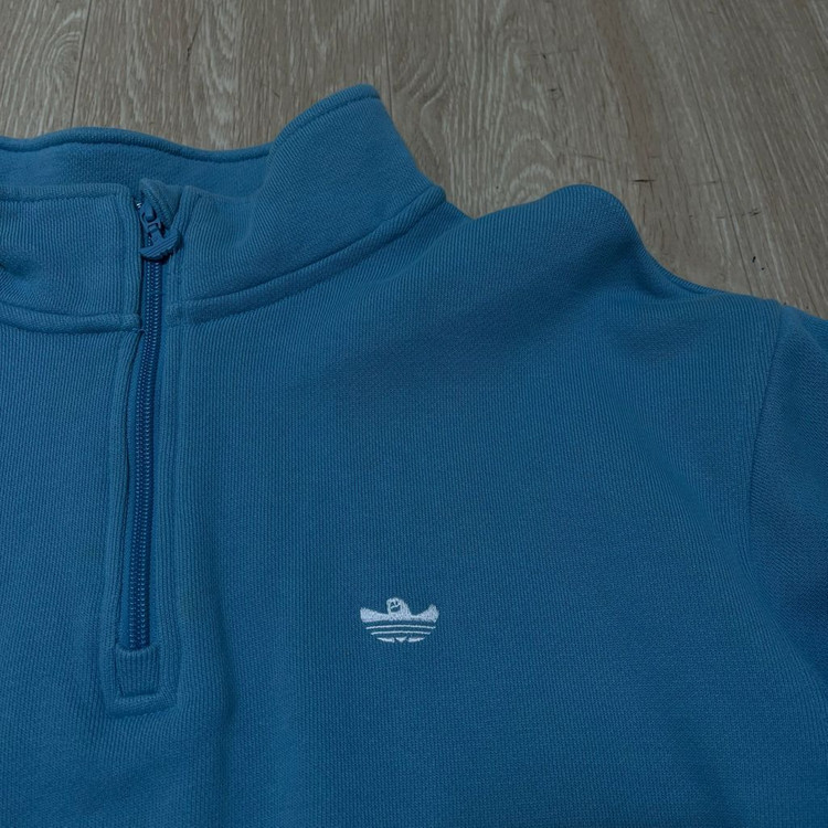 아디다스 X 마크곤잘레스 하프집업 맨투맨 [코랄 블루] M/95 이미지