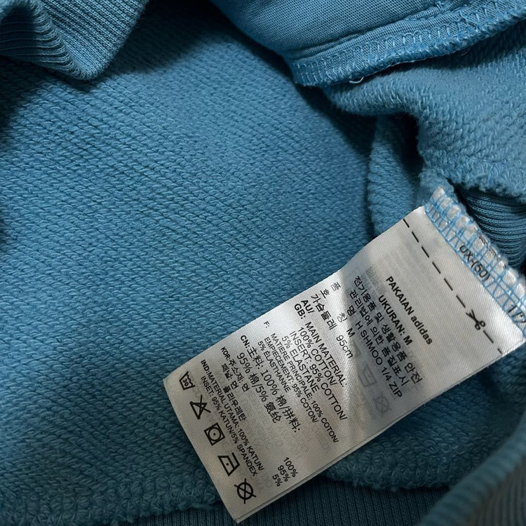 아디다스 X 마크곤잘레스 하프집업 맨투맨 [코랄 블루] M/95 이미지