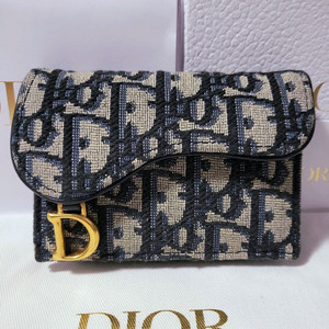 [24년식/풀구성] 디올 오블리크 새들 카드지갑 이미지