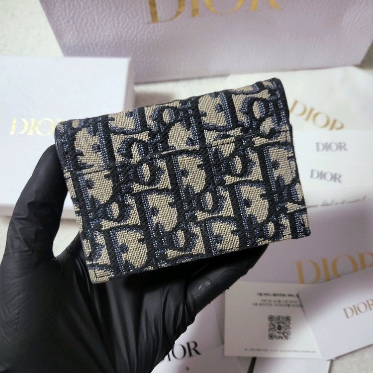 [24년식/풀구성] 디올 오블리크 새들 카드지갑 이미지