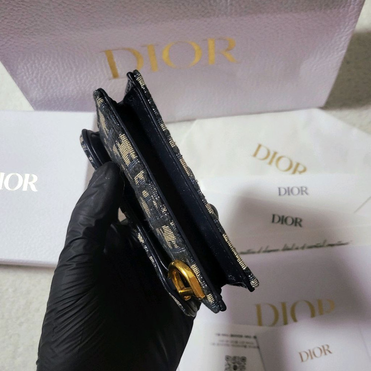 [24년식/풀구성] 디올 오블리크 새들 카드지갑 이미지