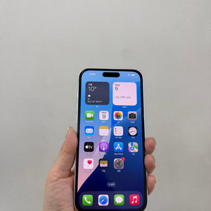 (부산중고폰) 아이폰16플러스 화이트 256기가 자급제 판매해요 이미지