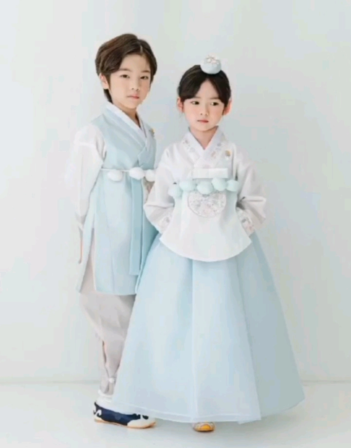 어진아이 여아 한복6호 이미지