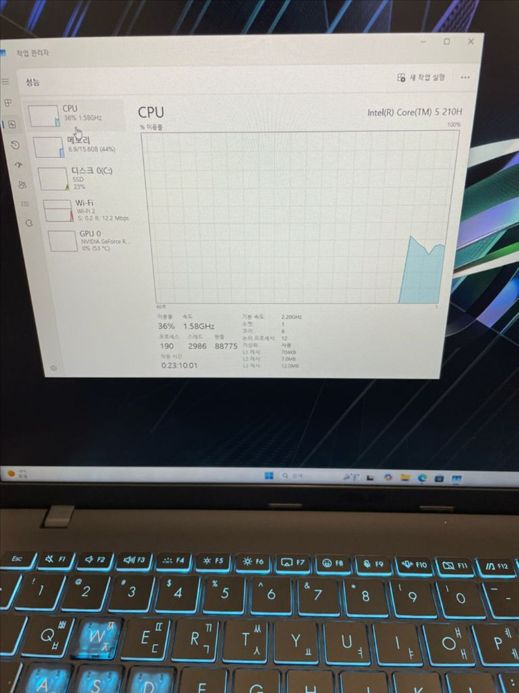 미사용) 아수스 게이밍 노트북(RTX5060,16인치) 이미지