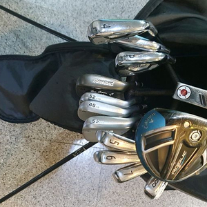 골프클럽 풀세트(드라이버제외) 모두 정품, AP3, g430유틸, 로그3번우드,클리브랜드웨지 3개 이미지