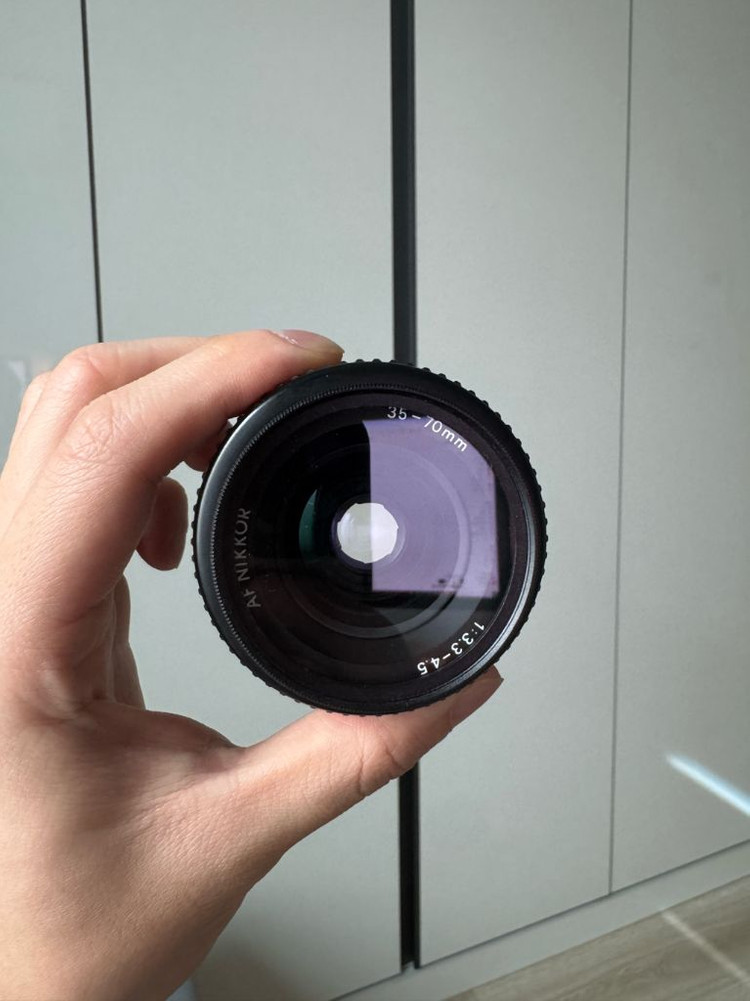 니콘 fe+nikkor 35-70mm렌즈+기타 구성품 이미지