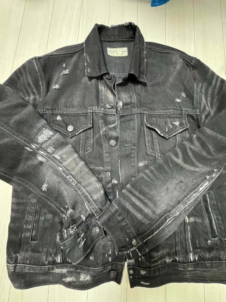 데님앤서플라이 폴로 성조기 디스트로이드 데님 자켓 이미지