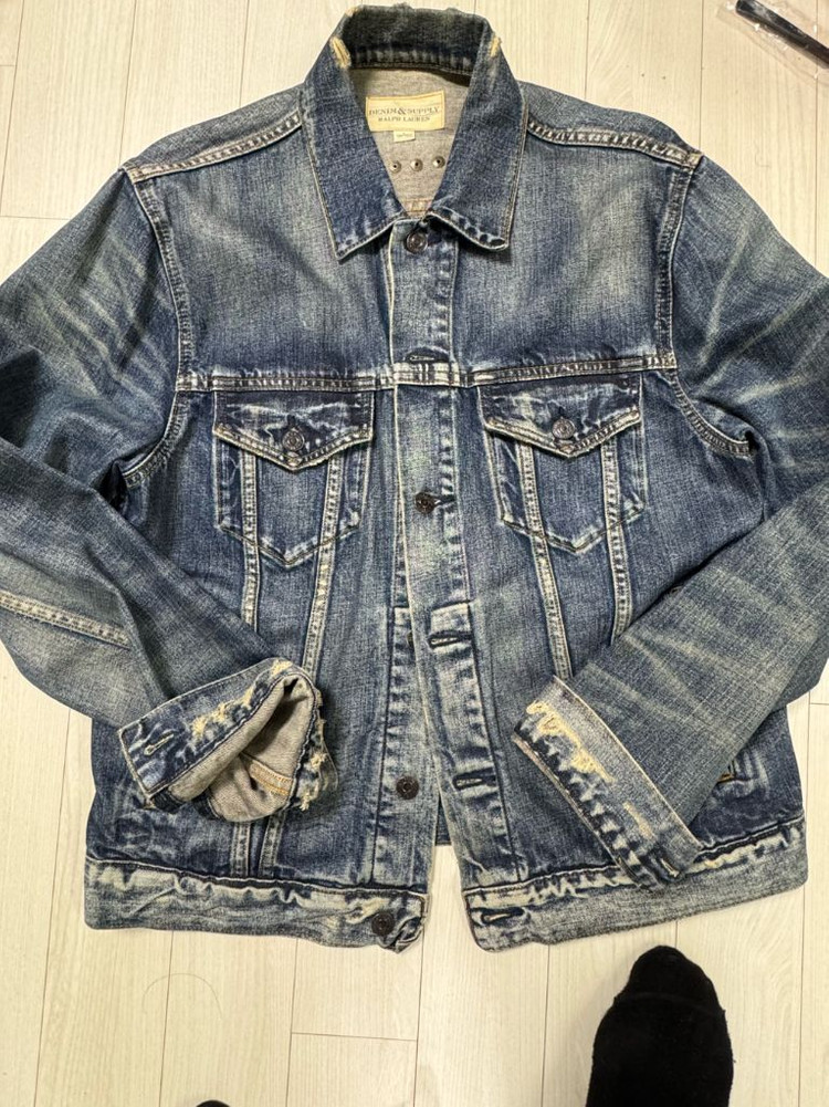 데님앤서플라이 폴로 롱혼 데님 자켓 이미지