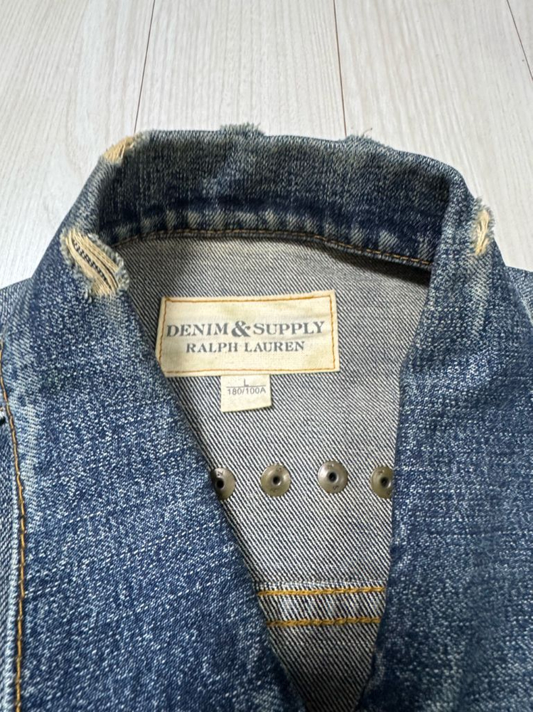 데님앤서플라이 폴로 롱혼 데님 자켓 이미지