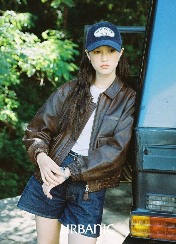 얼바닉30 A-2 레더자켓 브라운 이미지