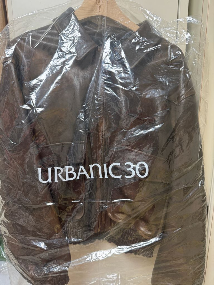 얼바닉30 A-2 레더자켓 브라운 이미지