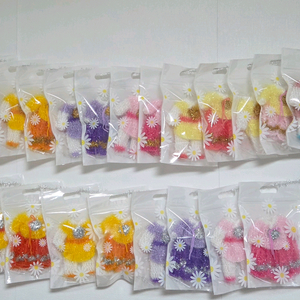 핸드메이드 뜨개 한복수세미2200 이미지