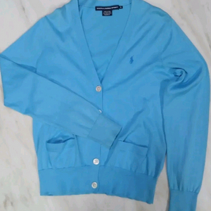 [최고급 남여공용] 폴로 랄프로렌 피마코튼 100% 니트 가디건 L 사이즈 (마인 토리버치 us폴로 꼼데가르송 가니 이미지