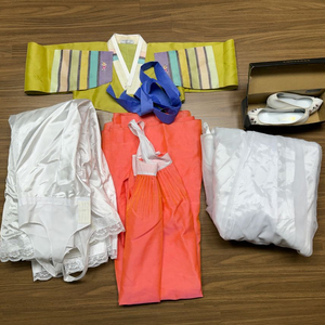 여성 한복 세트 치마 저고리 풀세트(사이즈 66정도) 이미지