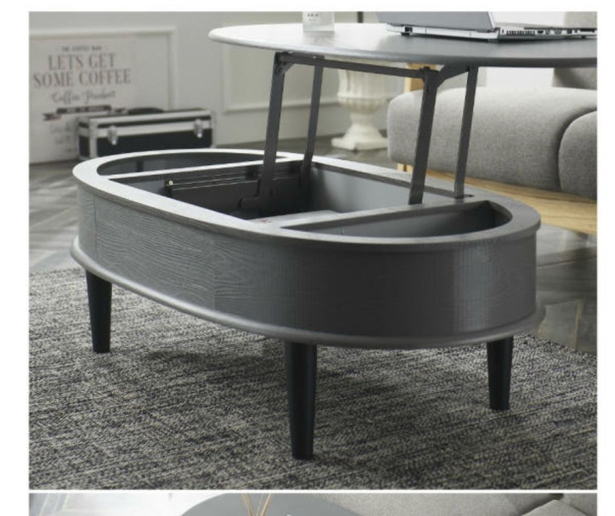 파로마 델리 거실 소파 리프트업테이블 리프트책상 식탁 1200 거의 새상품 이미지