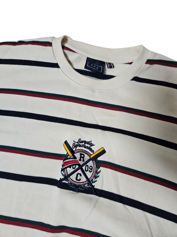 로맨틱크라운 스트라이프 맨투맨 L 이미지