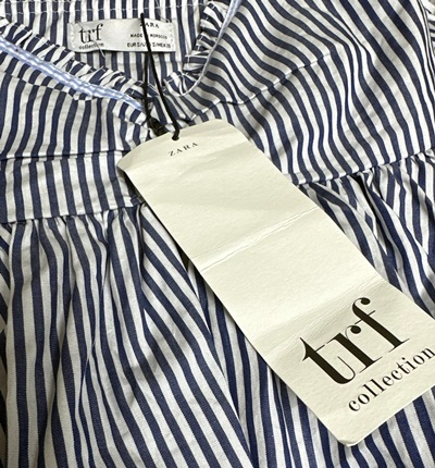 새) 자라 프릴 탑 뷔스티에 이미지