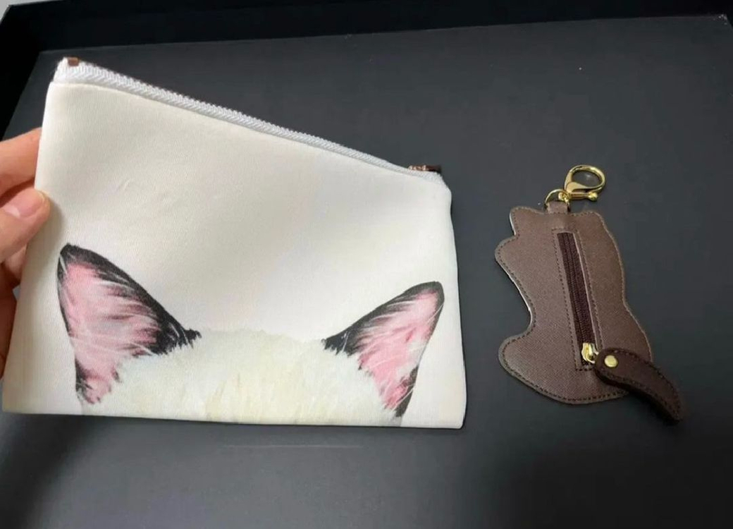 고양이 파우치/키링 일괄 이미지