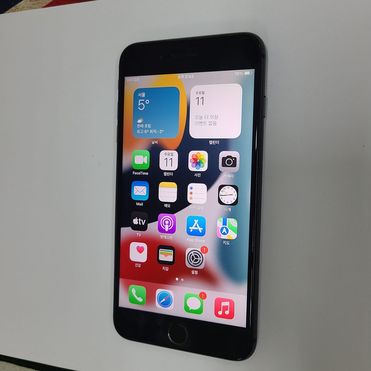 아이폰 8플러스 블랙 64G 무잔상 배터리95% 119005 이미지