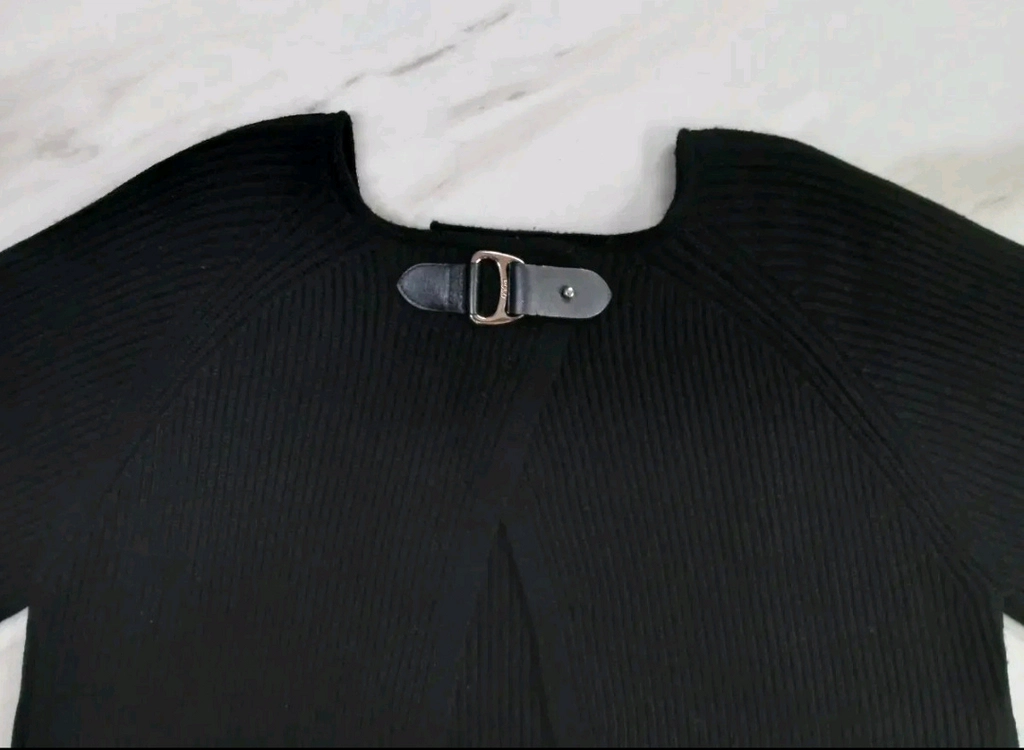 [정품 국내매장판 여성용] 폴로 랄프로렌 엑스트라파인 메리노울 100% 망토 판초 숄 니트 S 가니 마인 꼼데가르송 이미지