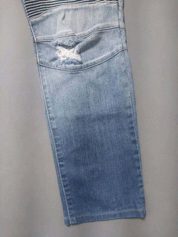 [32] 발망 그라데이션 워싱 디스 바이커진 청바지 이미지