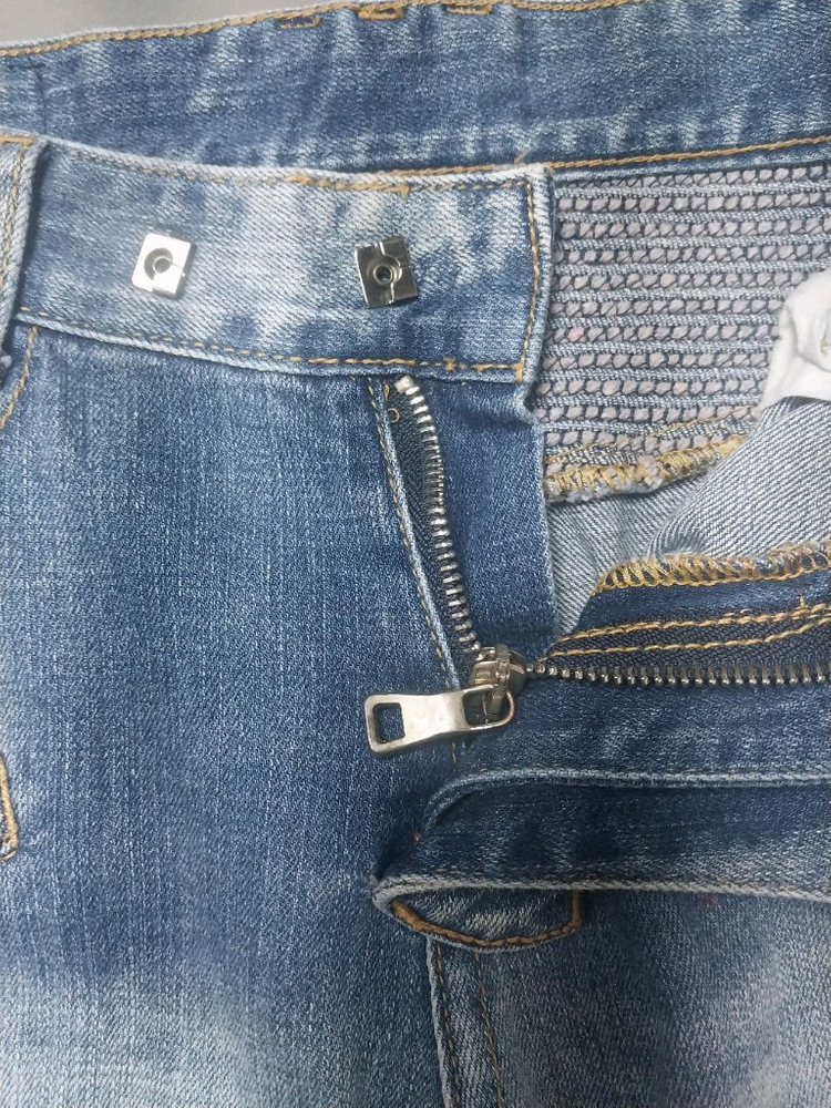 [32] 발망 그라데이션 워싱 디스 바이커진 청바지 이미지