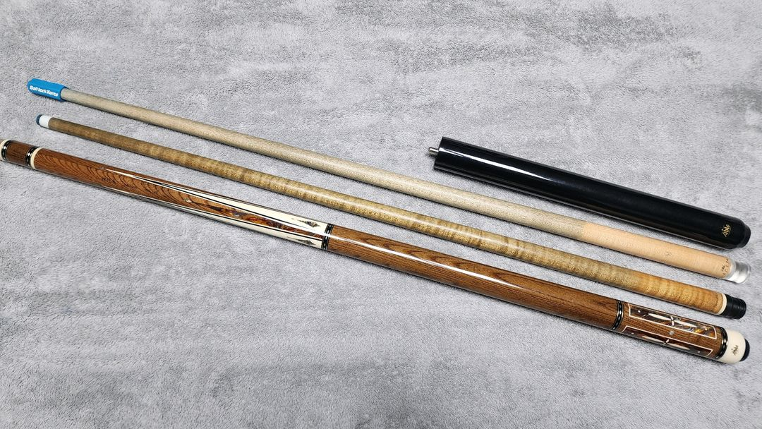 당구큐) <우림 제작> 에이블 올죠몬(신대목) 리미티드 8검 풀세트 이미지