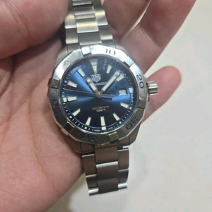 태그호이어 아쿠아레이서 청판 쿼츠모델 판매합니다. 이미지