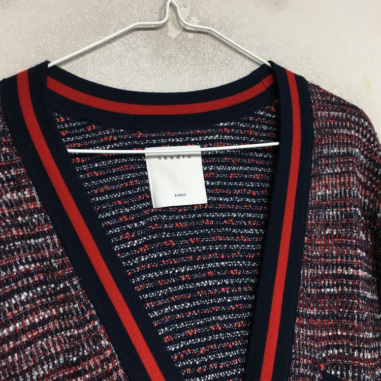 SANDRO 산드로 트위드 가디건 자켓 1 이미지