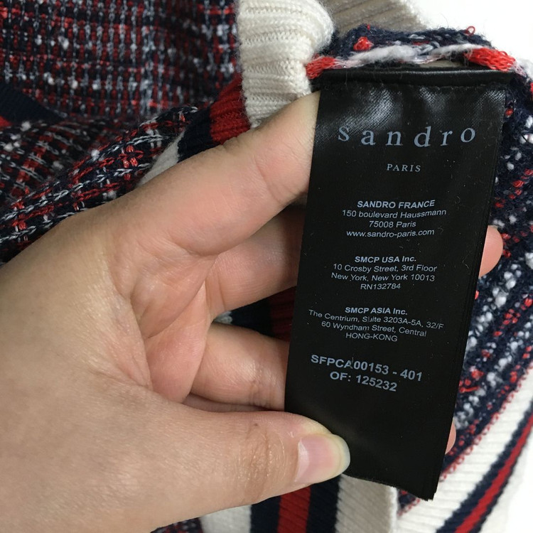 SANDRO 산드로 트위드 가디건 자켓 1 이미지