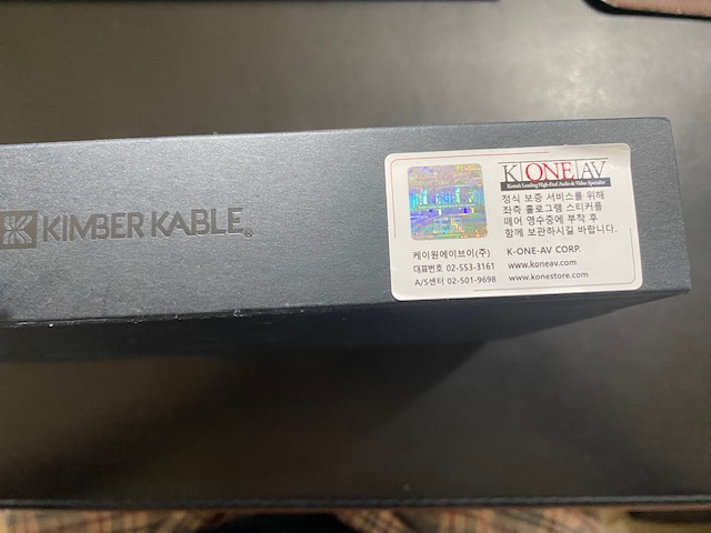 킴버 ks usb 케이블 판매합니다. 이미지