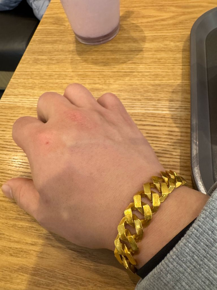 울산 24k 순금 팔찌 20돈 이미지