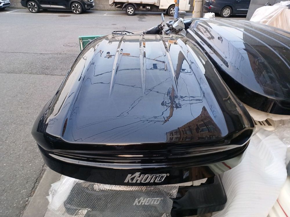 싼타페tm 코토일체형루프박스 블랙,화이트 중고 이미지