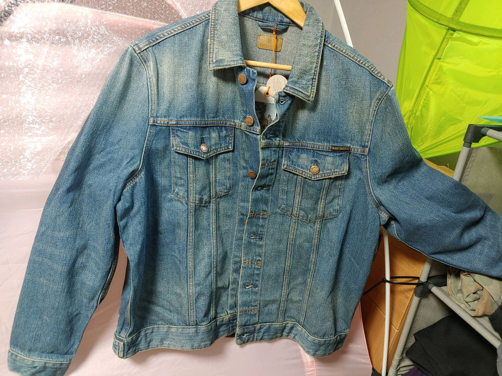 누디진 제리 다크 원 데님 자켓 M사이즈 이미지