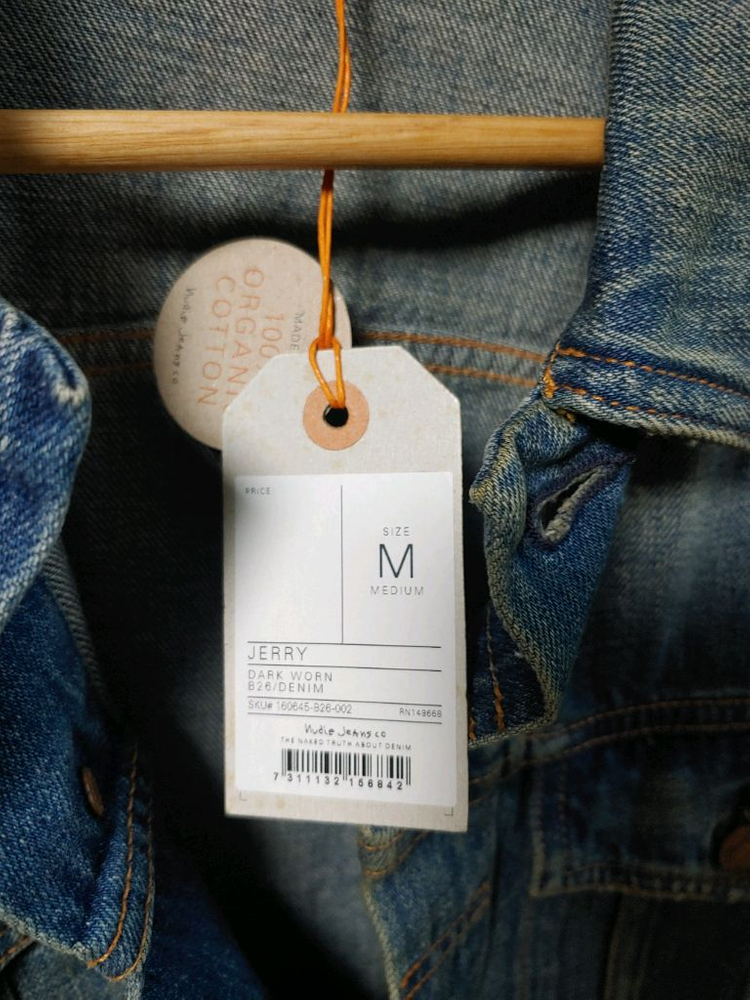 누디진 제리 다크 원 데님 자켓 M사이즈 이미지