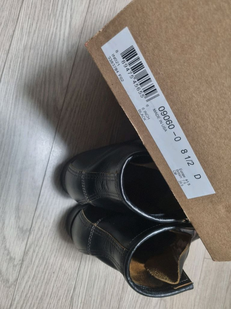 레드윙 9060 플랫 벡맨 블랙크론다이크 차심 이미지