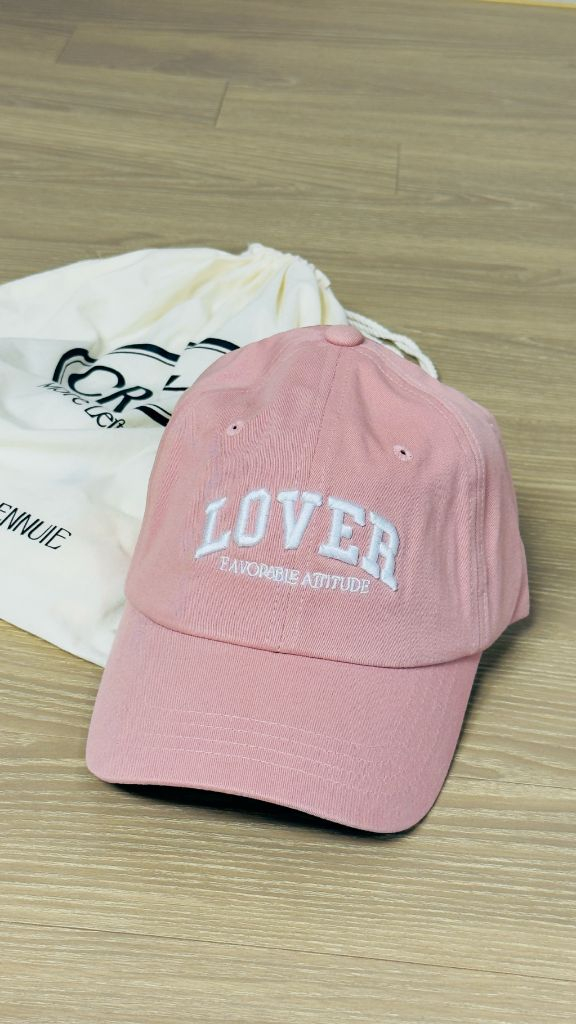 미니모어/ MNOR LOVER 볼캡(핑크, 새상품) 이미지