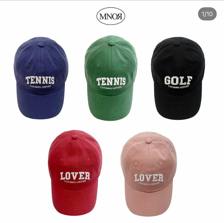 미니모어/ MNOR LOVER 볼캡(핑크, 새상품) 이미지