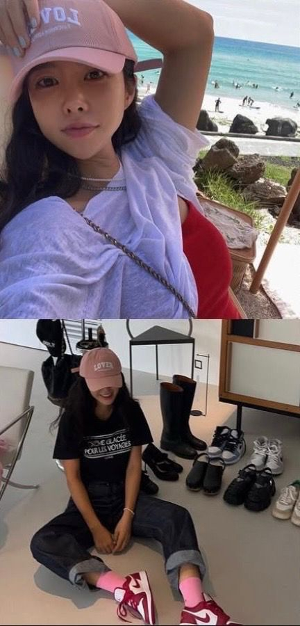 미니모어/ MNOR LOVER 볼캡(핑크, 새상품) 이미지