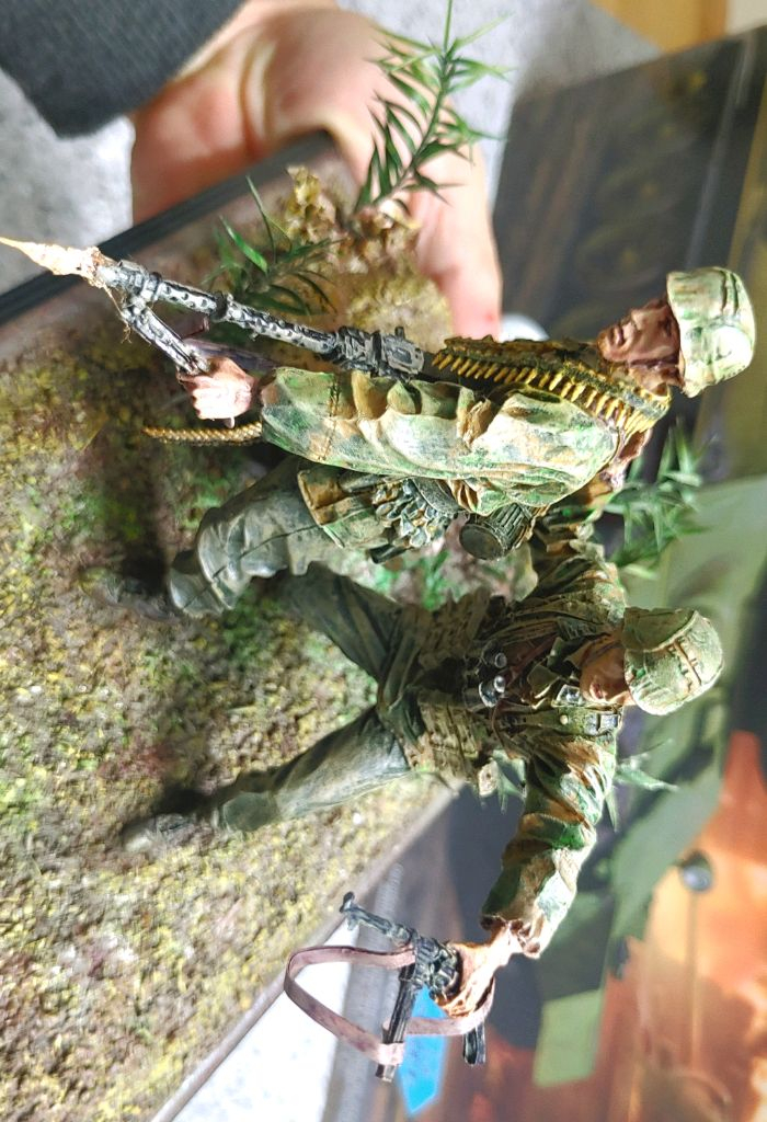 *각종교신가능*정밀도색(대형1/16전시용)밀리터리프라모델&RC카탱크호환2WW독일SS무장친위대*비네트작~바람에언덕에서 이미지