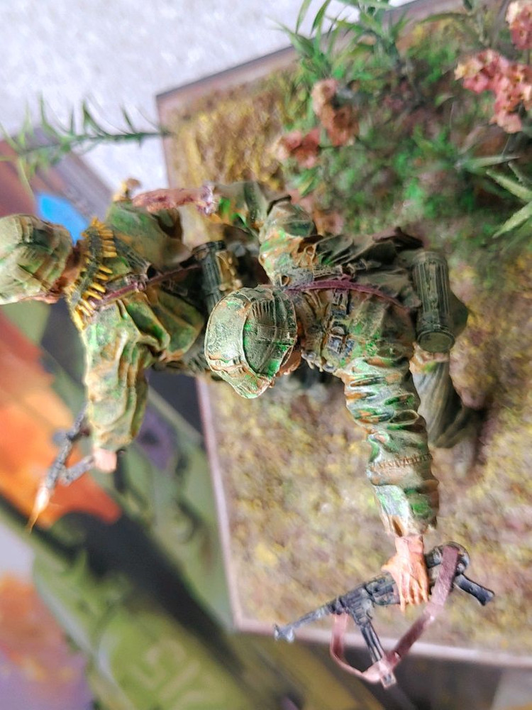 *각종교신가능*정밀도색(대형1/16전시용)밀리터리프라모델&RC카탱크호환2WW독일SS무장친위대*비네트작~바람에언덕에서 이미지