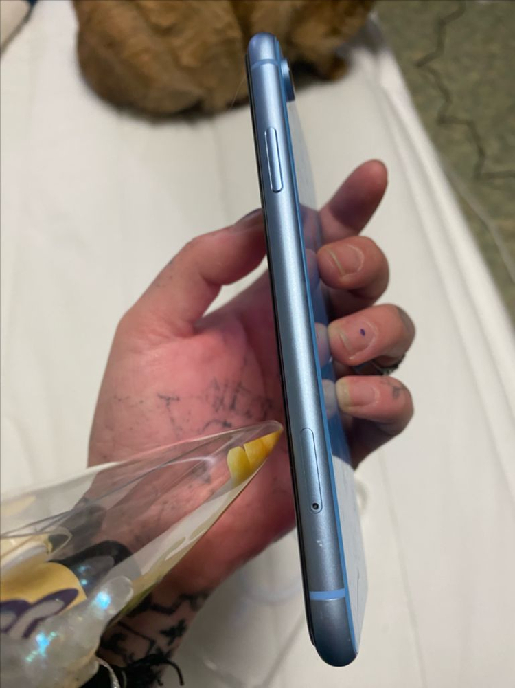 아이폰 XR 128G 블루 이미지