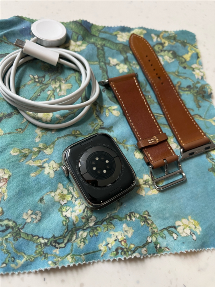 애플워치7에르메스 45mm 실버 SS급 이미지